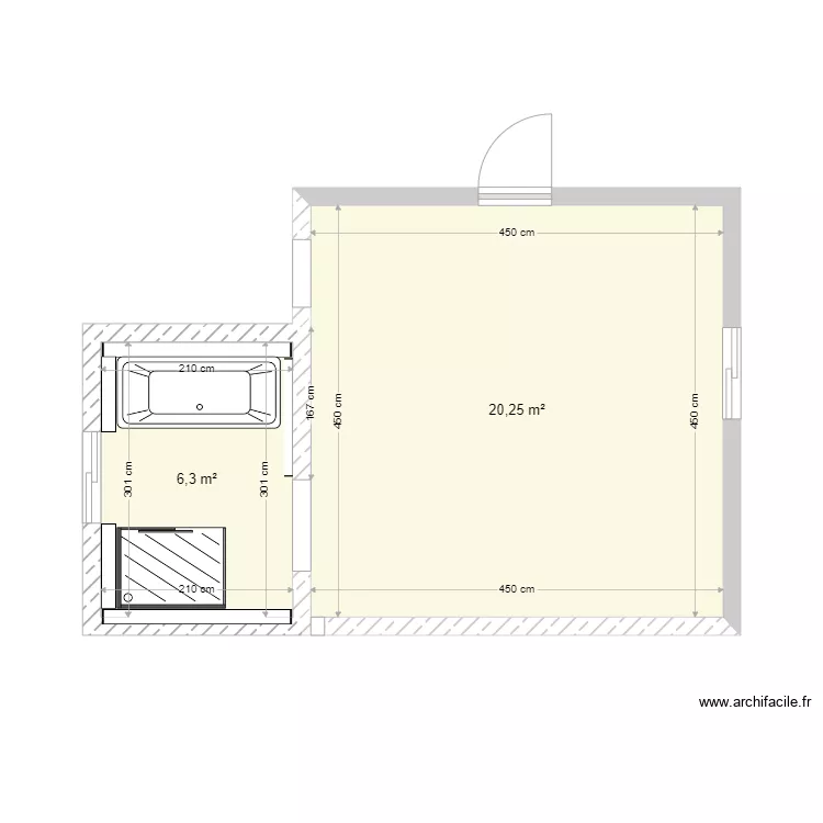 chambre sdb juillet 2001. Plan de chambre sdb juillet 2001. Plan de