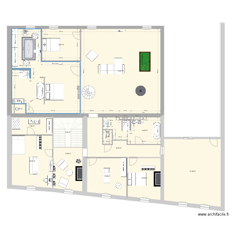 Maison vigneronne rdc. Plan de 0 pièce et 0 m2