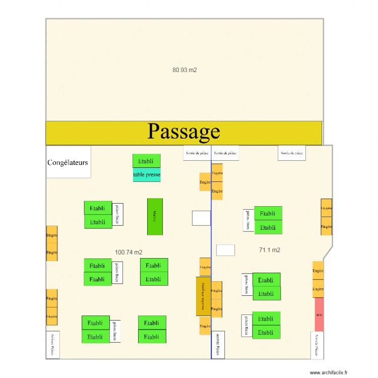 aju. Plan de 0 pièce et 0 m2