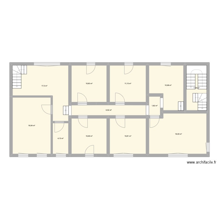 Maison PAC - 1er étage. Plan de 0 pièce et 0 m2