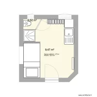 Petit studio commun 7 Foch avec d&eacute;cence