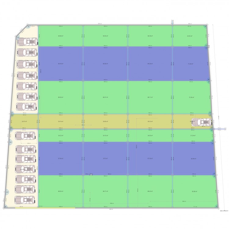 Deux parcelles 8 10 et 12. Plan de 0 pièce et 0 m2