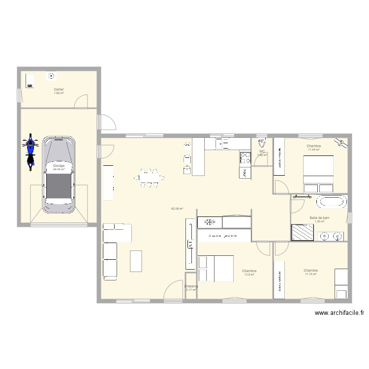 maison 2. Plan de 0 pièce et 0 m2