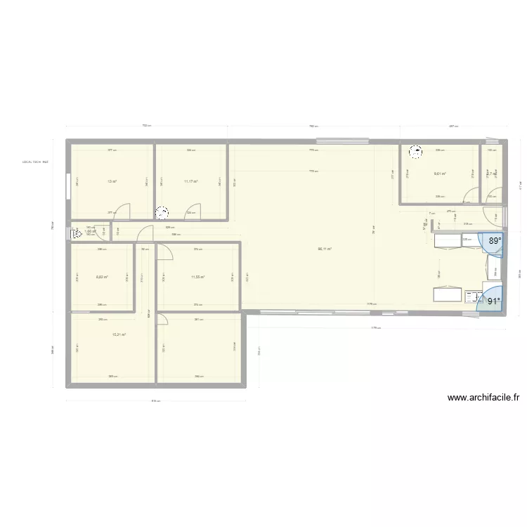 MERVEILLE 4. Plan de 