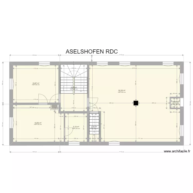 ASELSHOFEN RDC . Plan de 