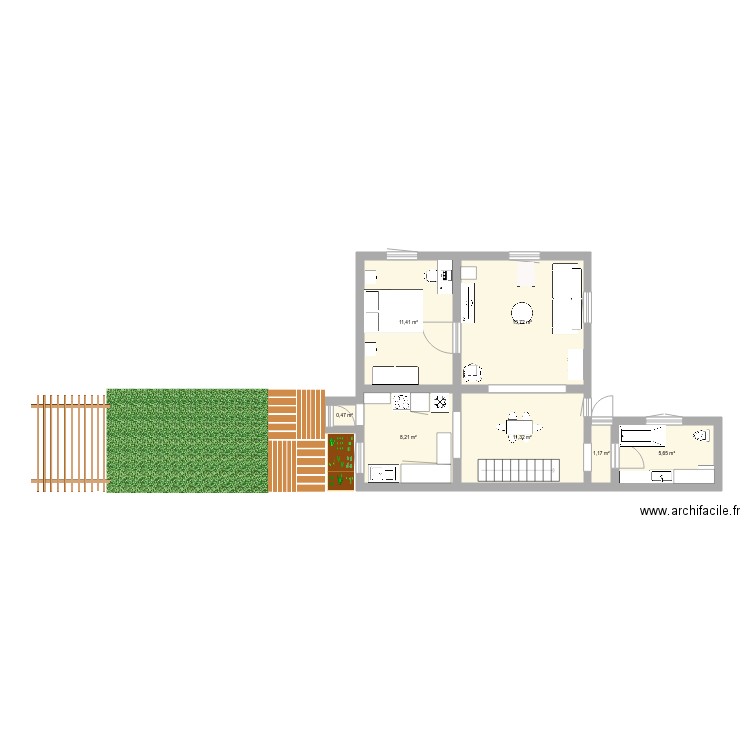 PFAS. Plan de 0 pièce et 0 m2