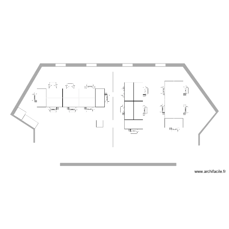 Zone Editorale HP2. Plan de 
