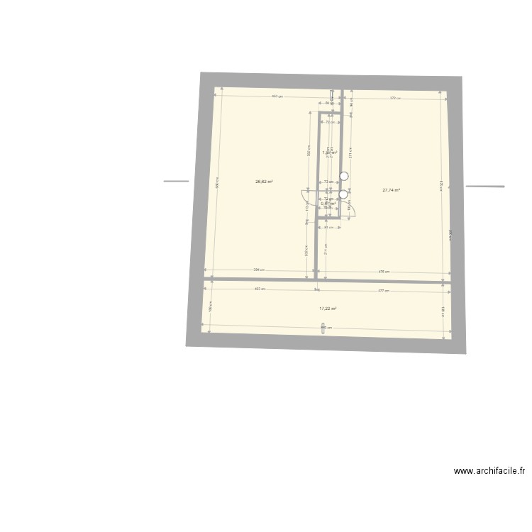 PLAN RDC 3eme VOLET alternatif 4. Plan de 9 pièces et 148 m2