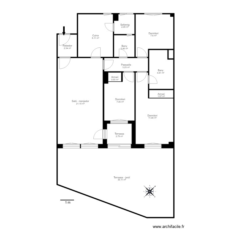 CR VALIRA NOVA BLOC H 0 2. Plan de 0 pièce et 0 m2
