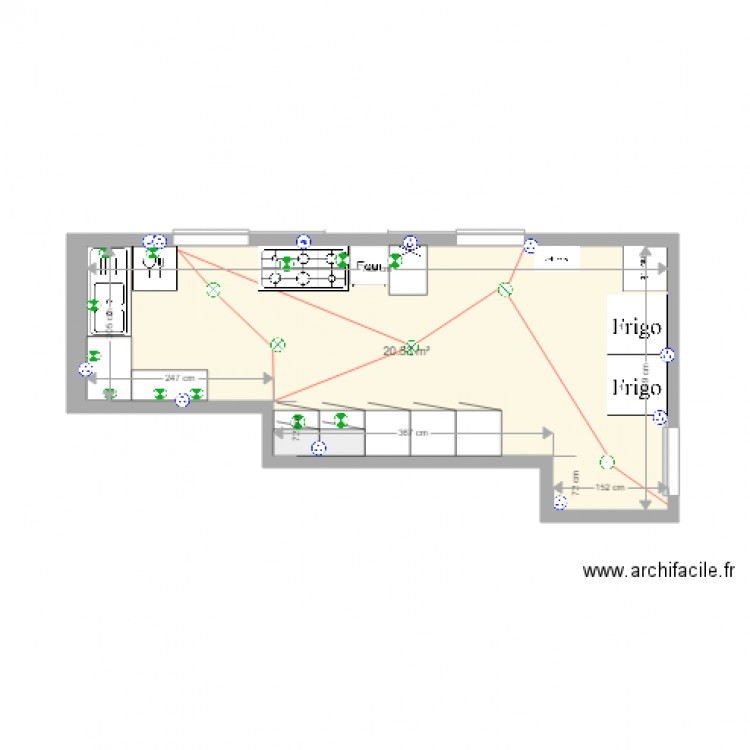 cuisine public. Plan de 0 pièce et 0 m2