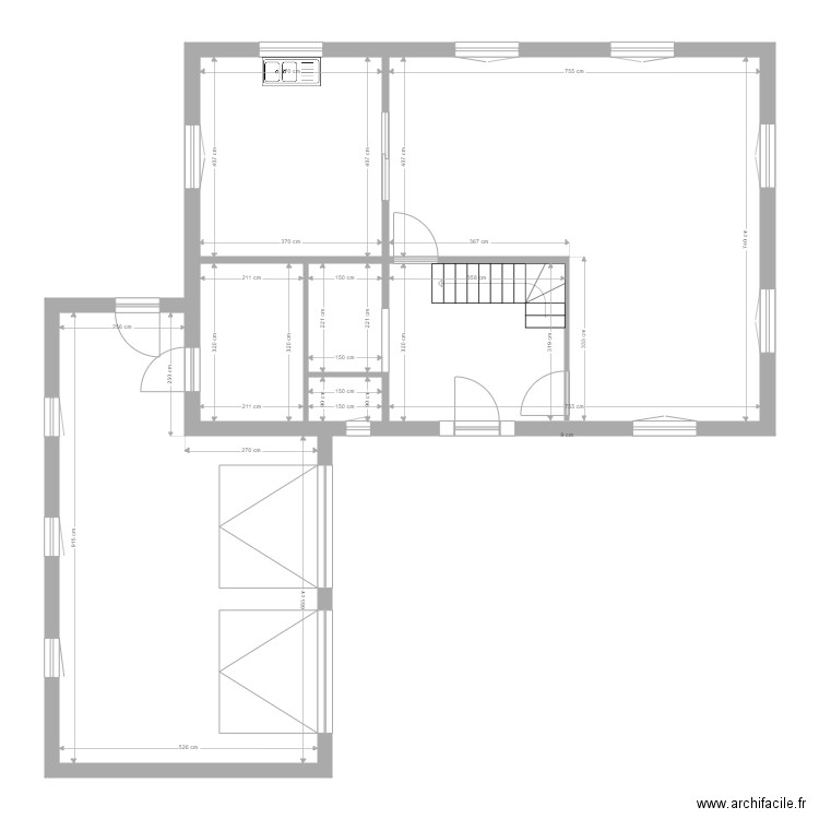 Rez à construre. Plan de 0 pièce et 0 m2