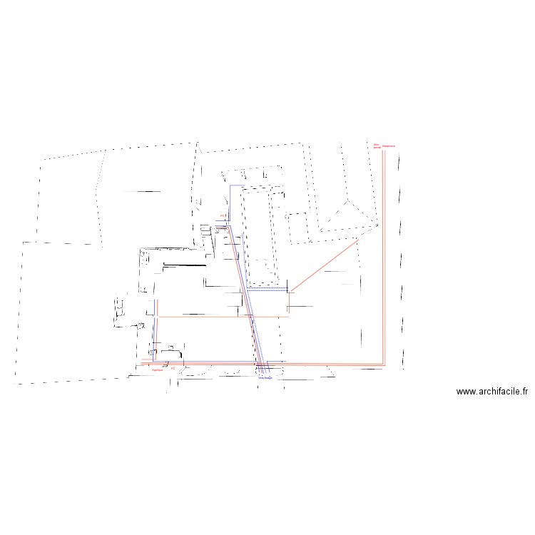 jardin réseaux. Plan de 0 pièce et 0 m2