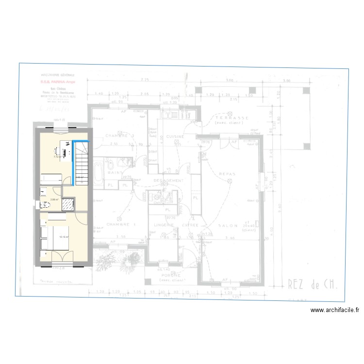 Plan Maison étage. Plan de 0 pièce et 0 m2