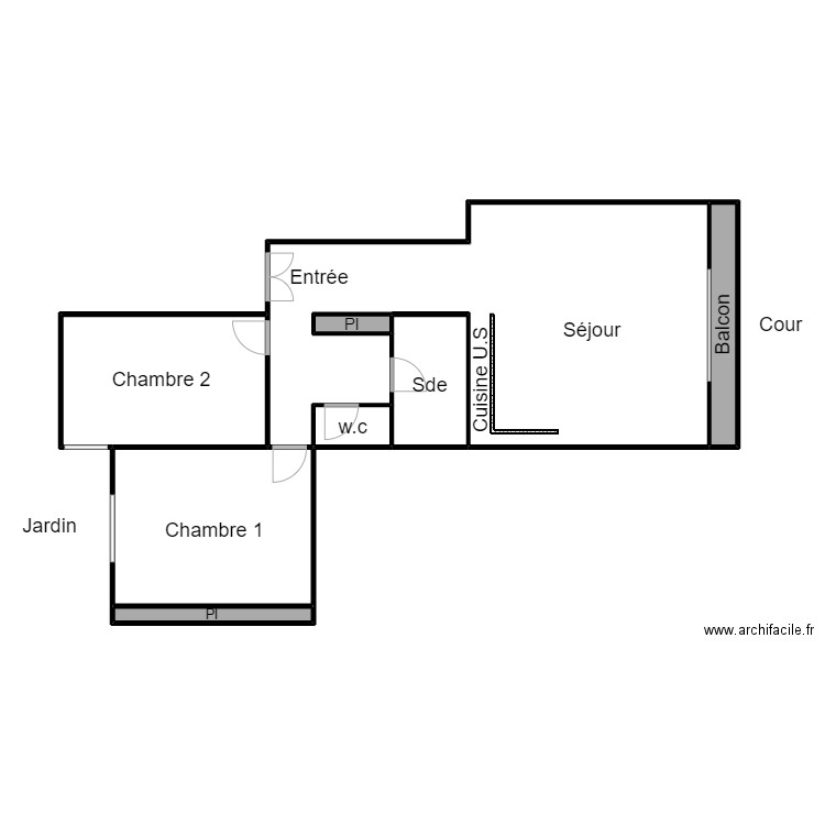 la brande. Plan de 0 pièce et 0 m2
