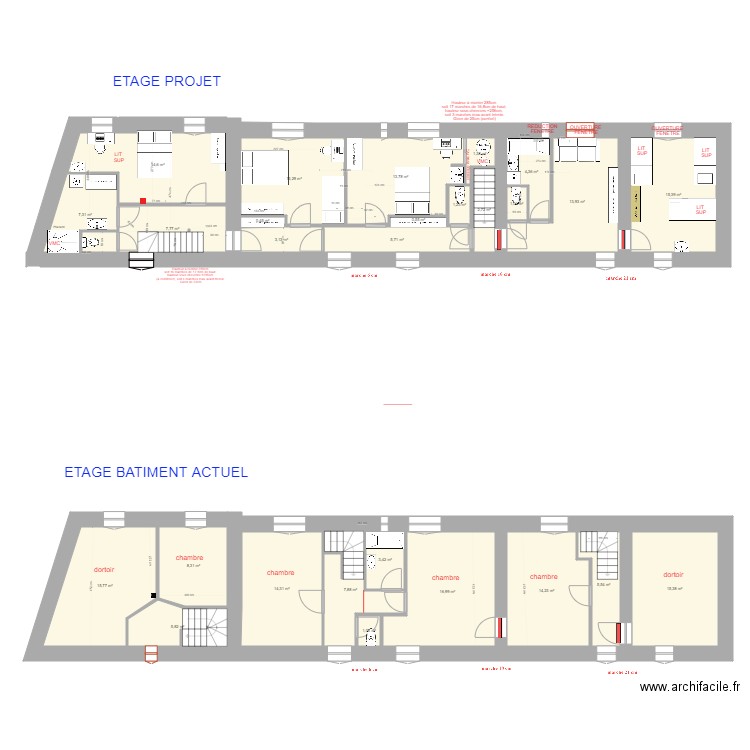 Etage V4. Plan de 0 pièce et 0 m2