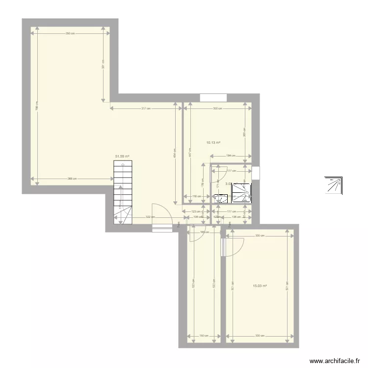 MAISON L. Plan de 