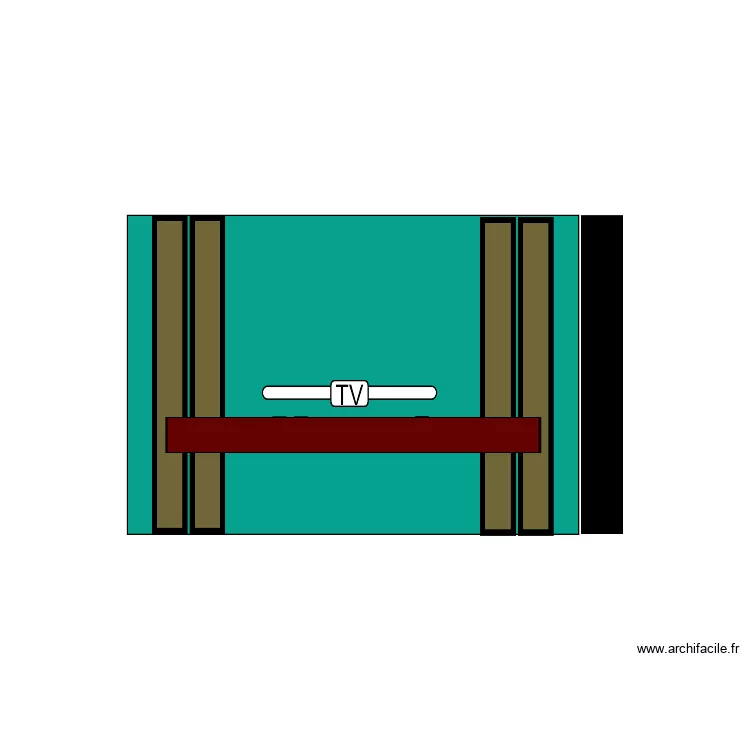 panneaux. Plan de 