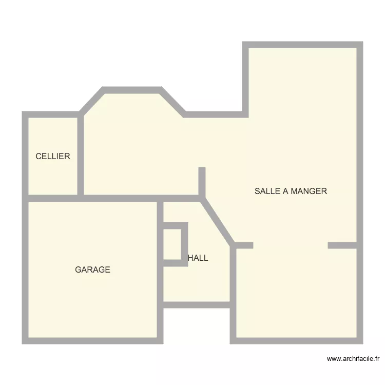 DELPORTE RDC. Plan de 