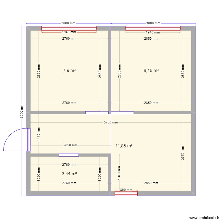 крим. Plan de 0 pièce et 0 m2