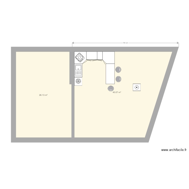 RDC . Plan de 0 pièce et 0 m2