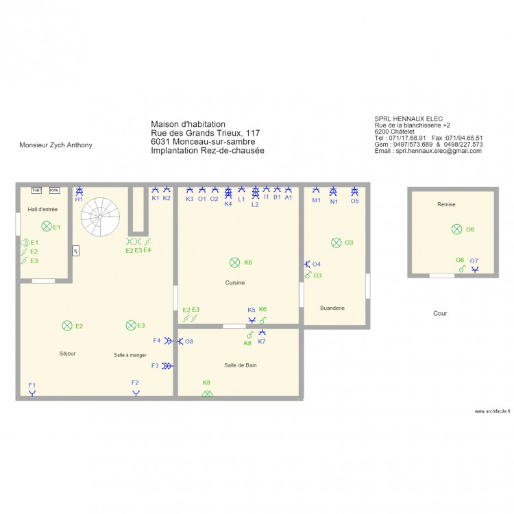 Zych 1. Plan de 0 pièce et 0 m2