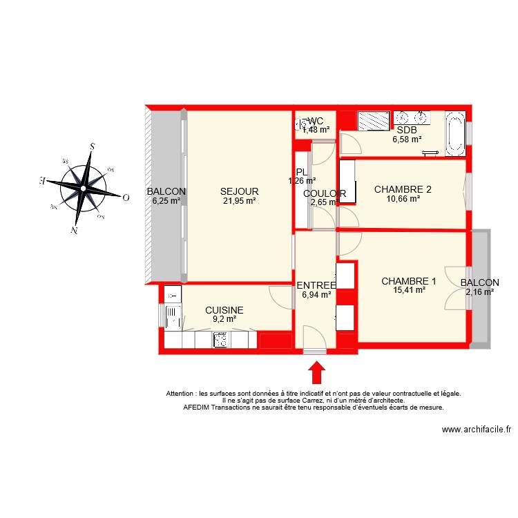 BI 7329. Plan de 0 pièce et 0 m2