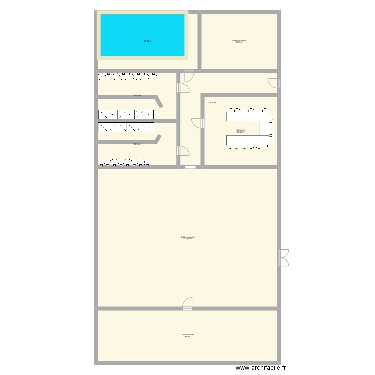 plan complexe sportif. Plan de 0 pièce et 0 m2
