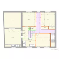 plan Cloisons &eacute;tage