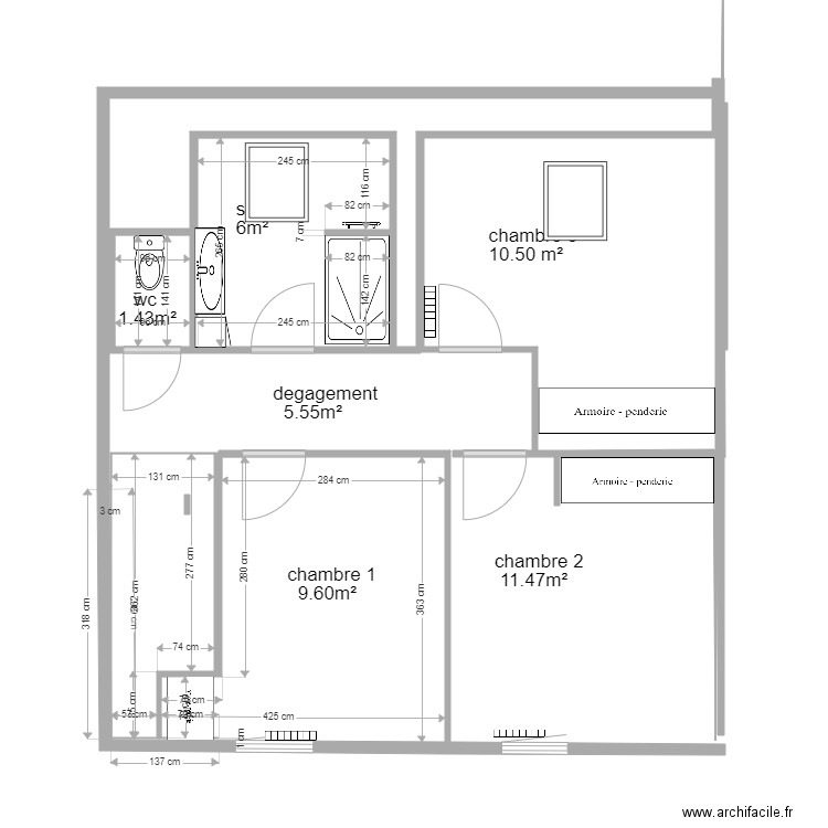 APPART 3 etage4. Plan de 0 pièce et 0 m2