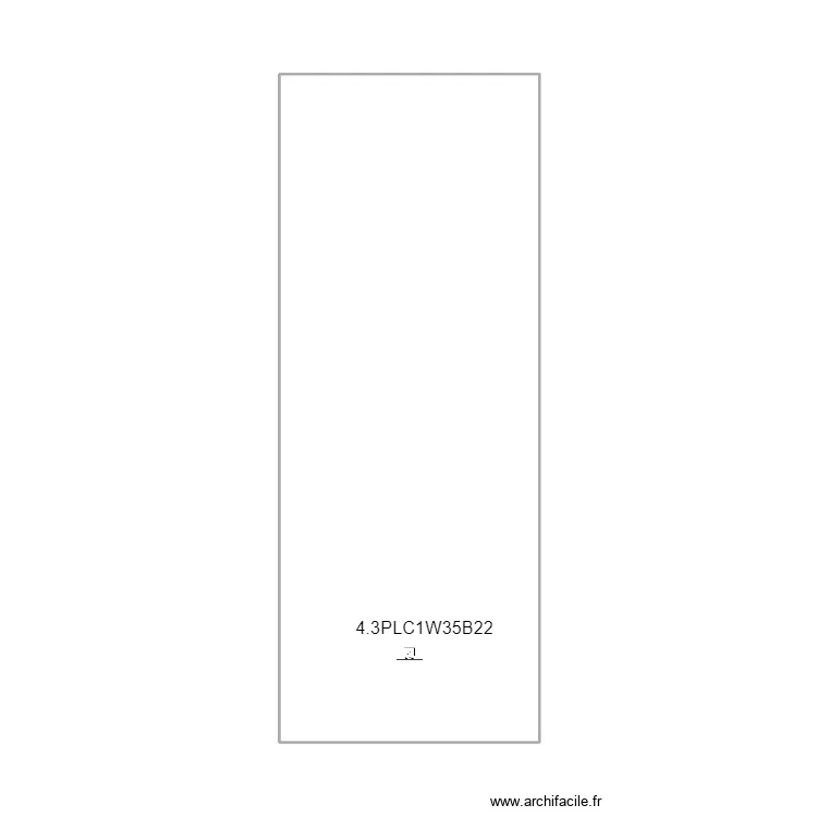 wall 35a bedroom 2 AC plugs X 3. Plan de 