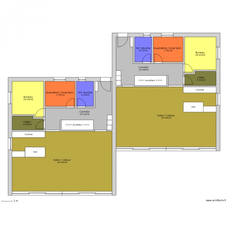 Rez mitoyennes Loveresse - sans cotes. Plan de 0 pièce et 0 m2