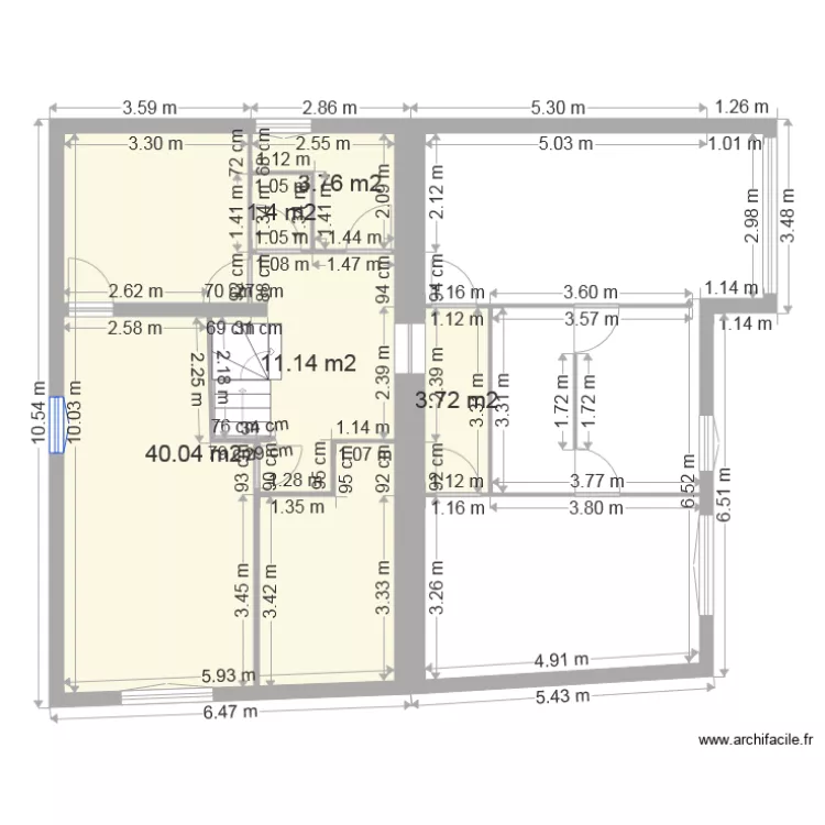 maison haut 1. Plan de 