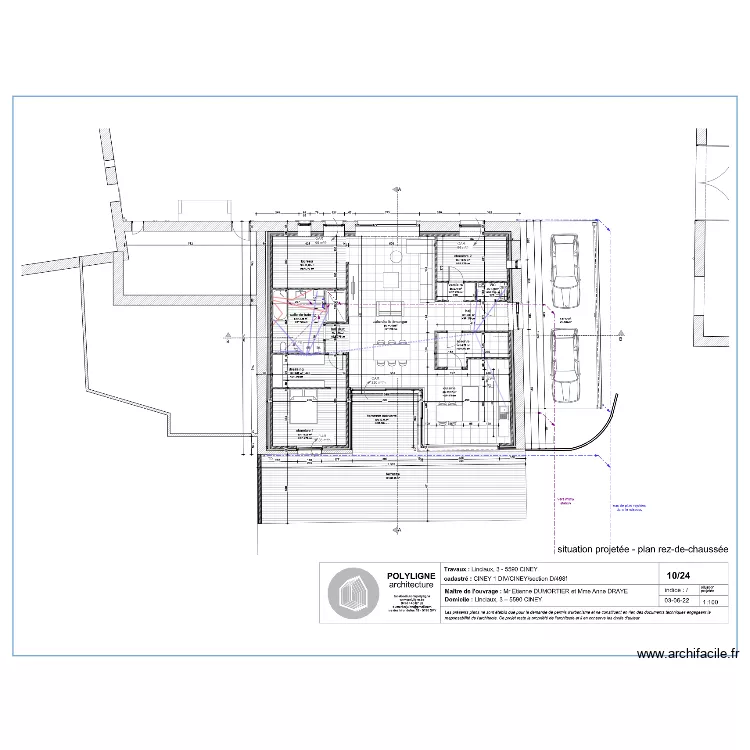 DUMORTIER DRAYE SANI. Plan de DUMORTIER DRAYE SANI. Plan de