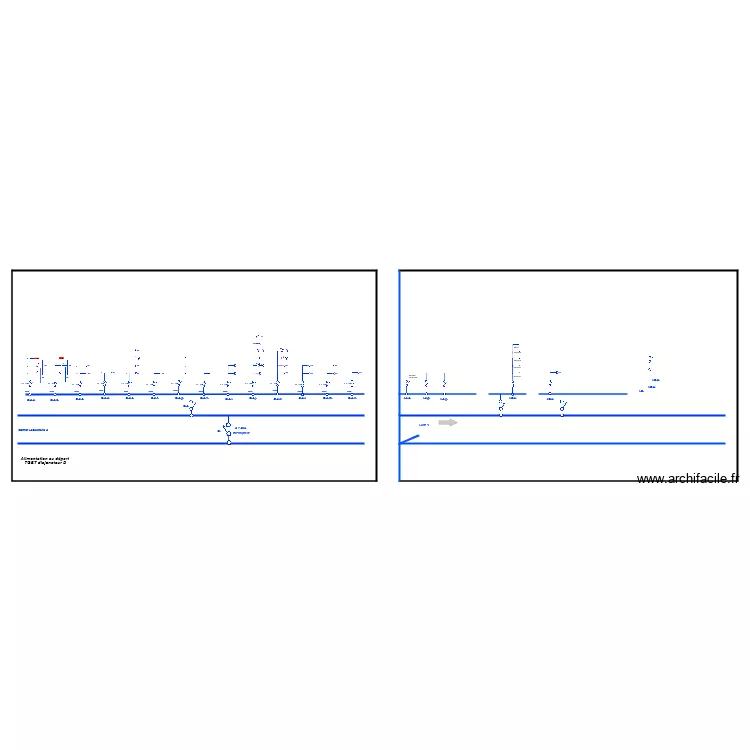 Comit&eacute; du lait Sch&eacute;mat unifilaire TD   B. Plan de 