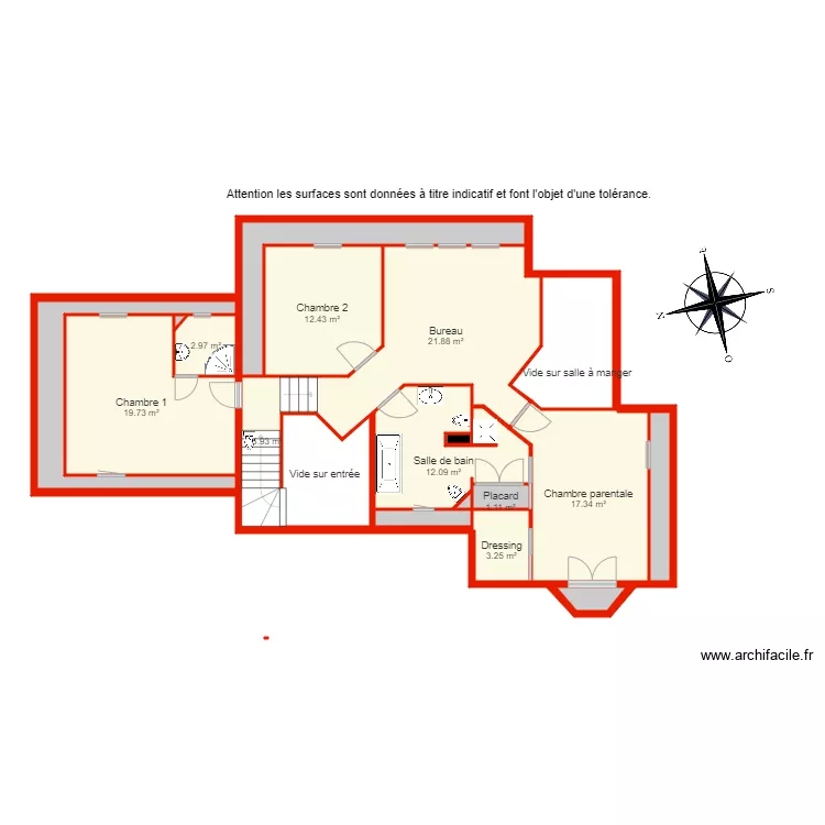 BI 6552 étage. Plan de BI 6552 étage. Plan de