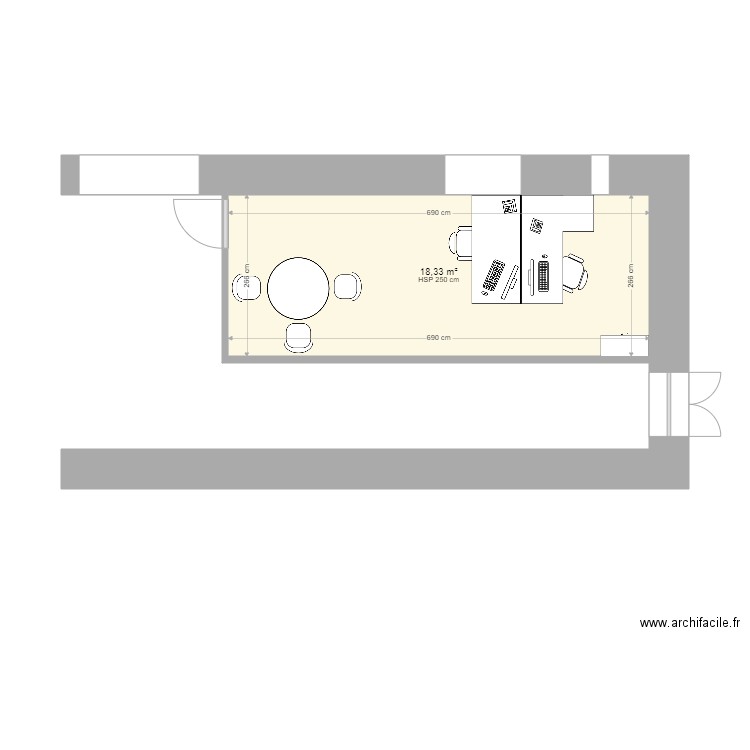 Bureau ITP 3. Plan de 0 pièce et 0 m2