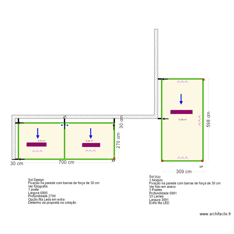 Barry Fitz Patrick- Loulé. Plan de 0 pièce et 0 m2