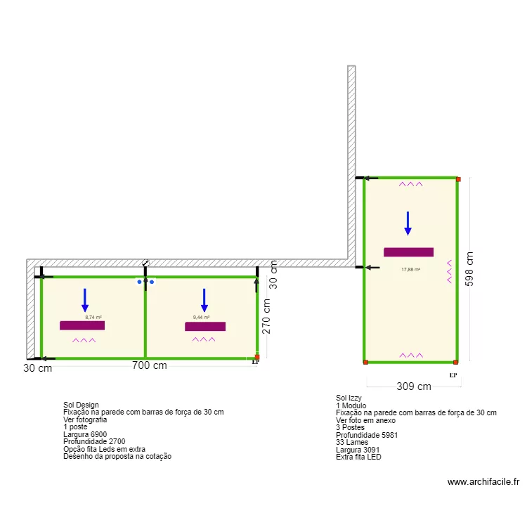 Barry Fitz Patrick- Loul&eacute;. Plan de 