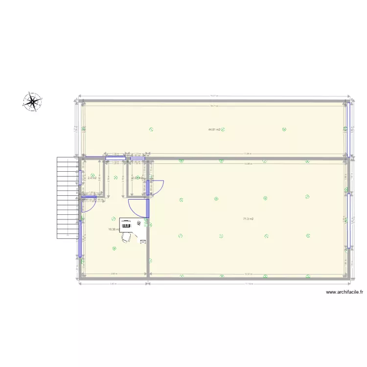Maison Adjalma DE SOUSA ROCHA. Plan de 