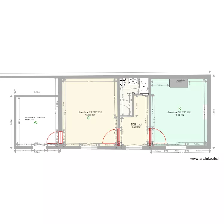 niv 1 VALREAS Peinture def 1606. Plan de 