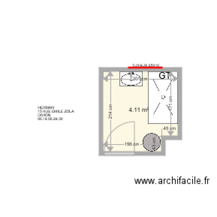 HERMAN . Plan de 0 pièce et 0 m2