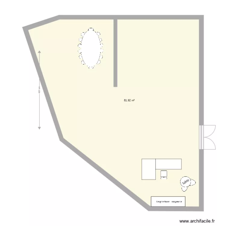 test bureau 1. Plan de 