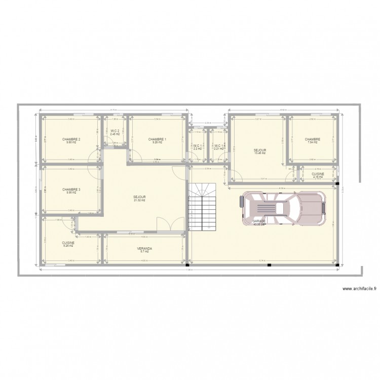 plan rene 1. Plan de 0 pièce et 0 m2
