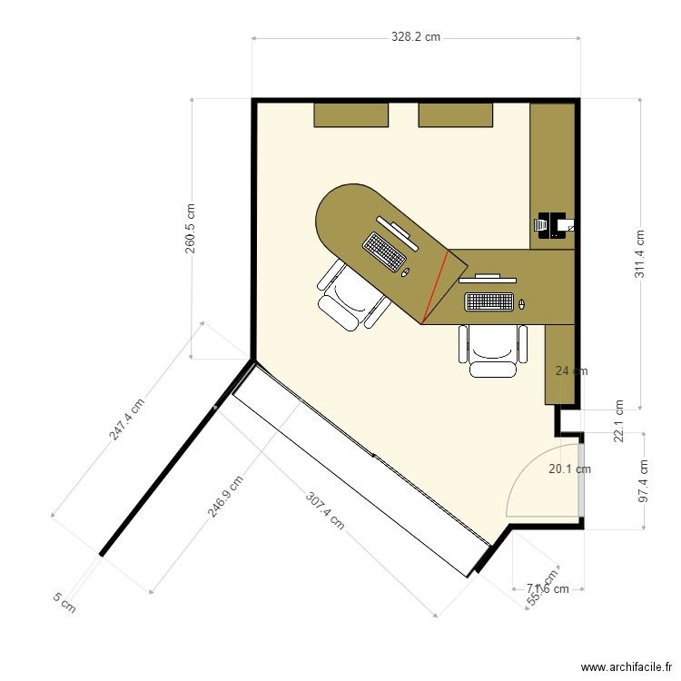 bureau  sky nui. Plan de 0 pièce et 0 m2