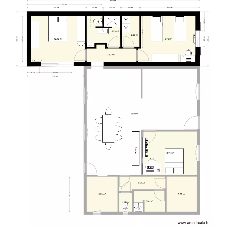 Maubuisson Extension v25. Plan de 