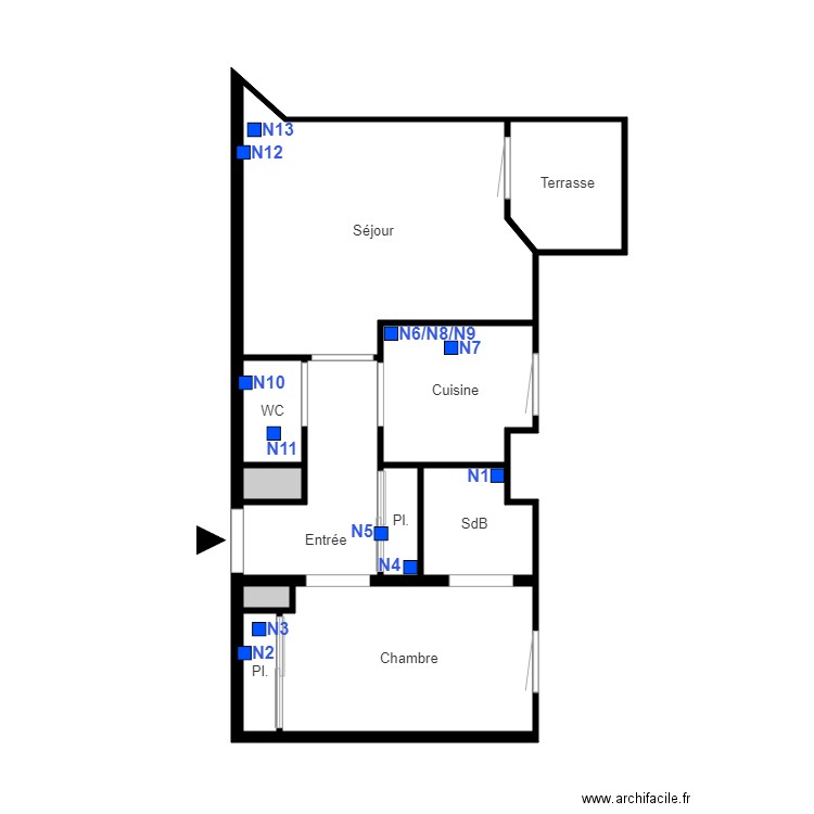 014116H0020 PARIS Tour dAuvergne. Plan de 0 pièce et 0 m2