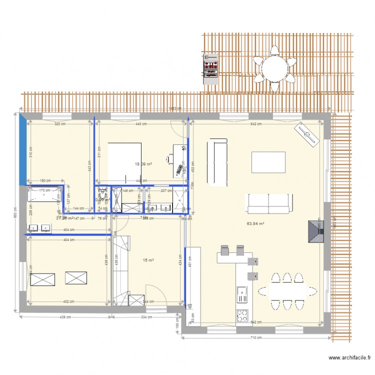 Amélie au 1 50. Plan de 0 pièce et 0 m2