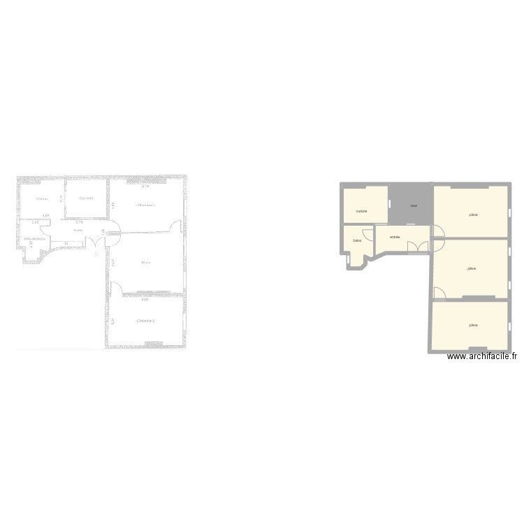 GRELOU. Plan de 0 pièce et 0 m2
