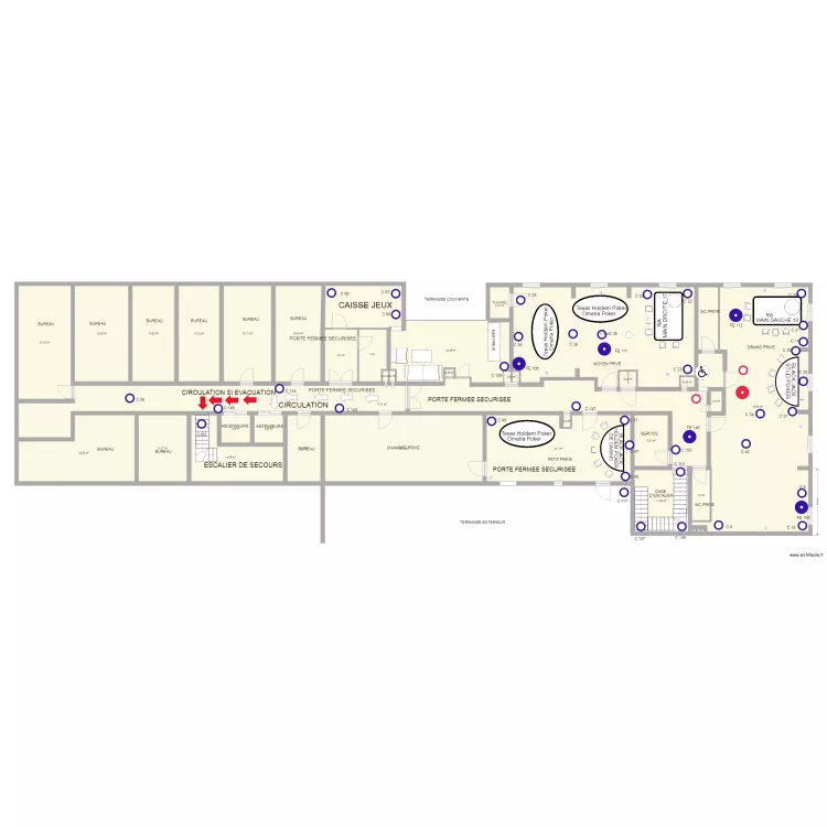 PRIVE 314 actuel au 10 02 2018. Plan de 