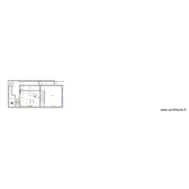 Arquenne hall bureau wc salon. Plan de Arquenne hall bureau wc salon. Plan de